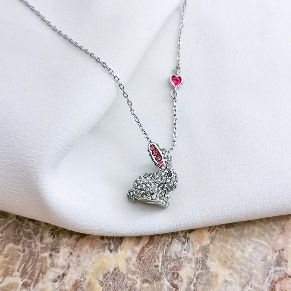 Kate Spade | Silver starring bunny multi Pendant Necklace